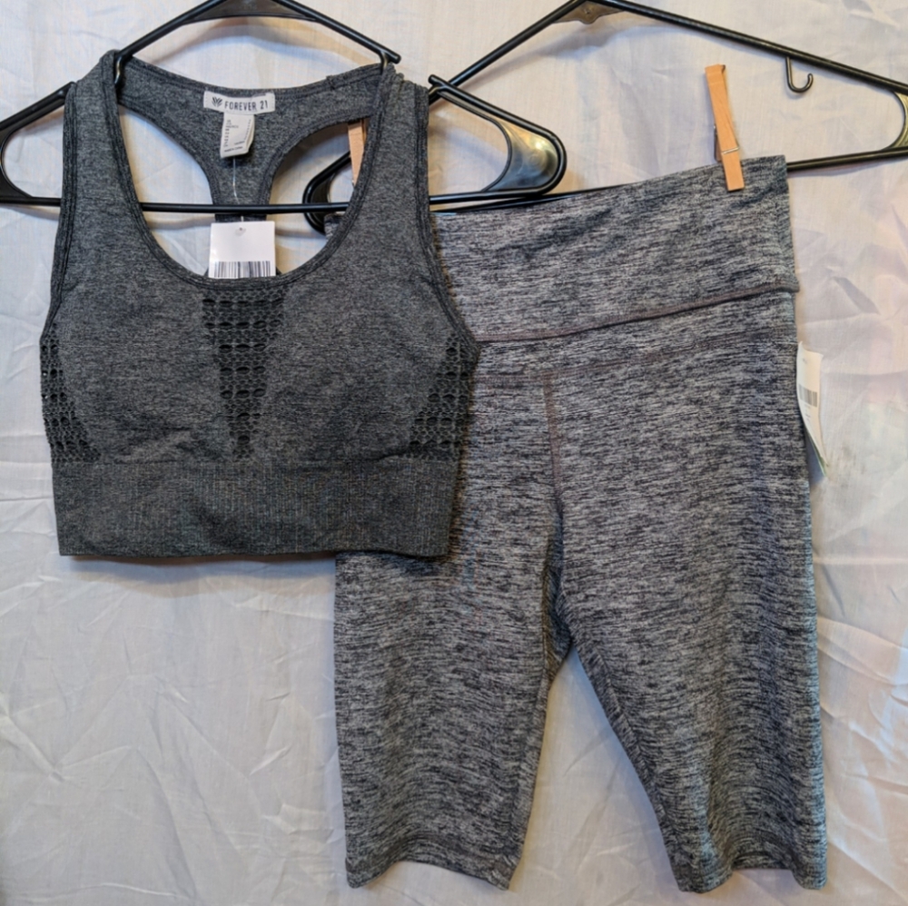 Forever 21 athletic sport set NWT